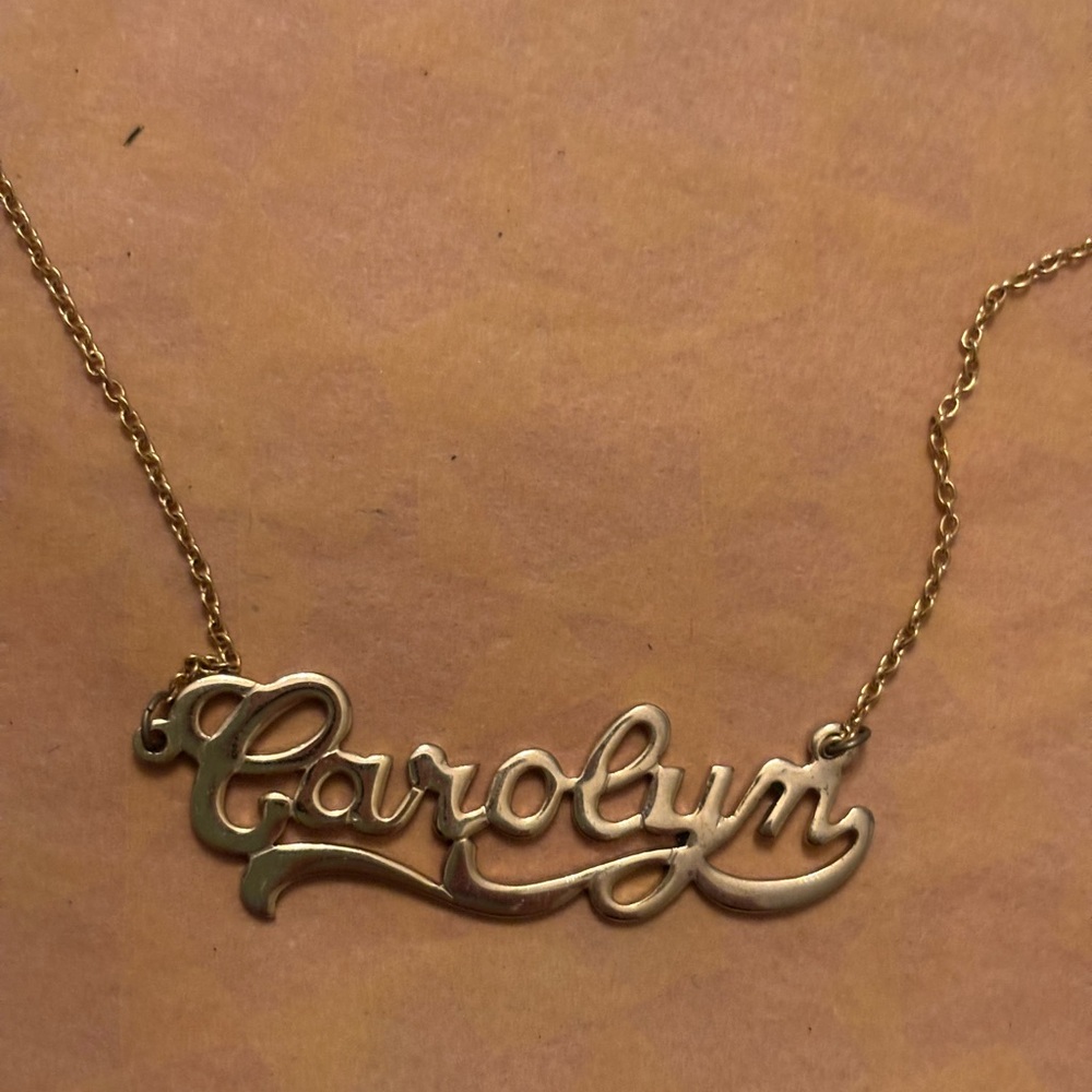 Gold Name Necklace